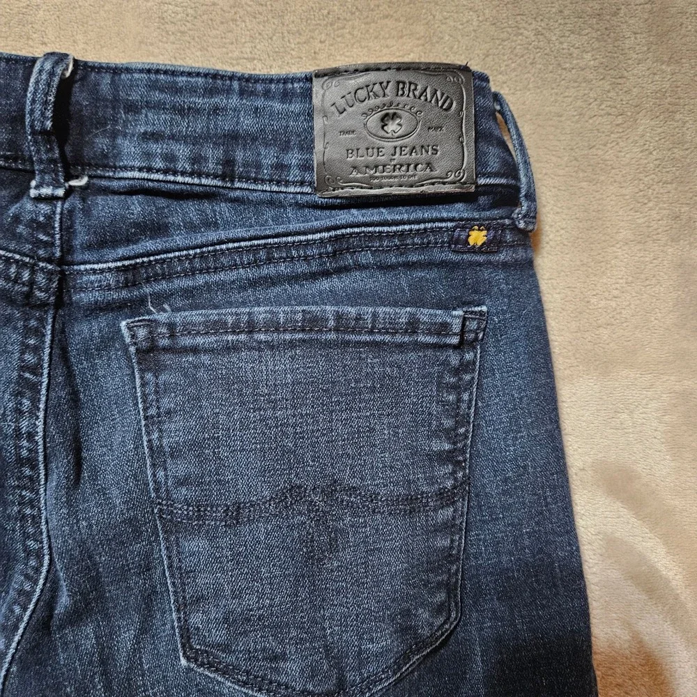 Lucky‎ Brand Lolita Skinny Jeans Womens 4/27 Dark Wash Blue Denim Mid Rise